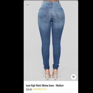 High Waist Skinny Jeans